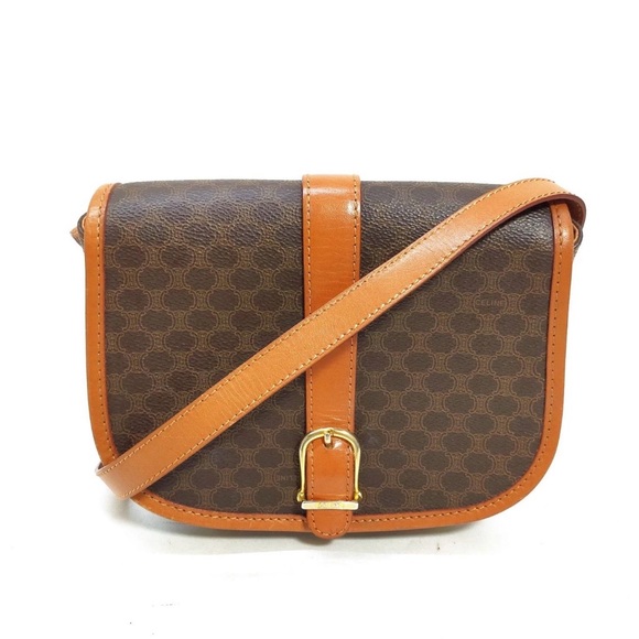 Celine Crossbody Bag in Brown and Tan - Picture 2 of 6
